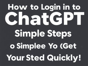 如何登录ChatGPT?简单步骤让你快速上手!
